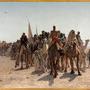 Léon Belly (1827-1877) "Pèlerins allant à La Mecque", 1861 - Huile sur toile, 161 x 242 cm – Paris, France, musée d'Orsay © (...) 