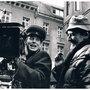 Bernard Noisette, à droite, sur le tournage de "Staline est mort", d'Yves Ciampi, en 1980 