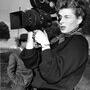 Ingrid Bergman tenant une caméra Arri IIC, 1952 - Collection Roberto Rossellini Jr 