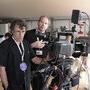 Le directeur de la photo Philippe Ros et Patrick Leplat s'affairent autour de la caméra Genesis - Photo JN Ferragut 