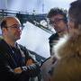Franck Ledesma, Mikaël Monod et un visiteur sur le stand Key Lite - Photo Tristan Happel / AFC - Micro Salon 2014 