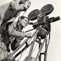 Myrna Loy et Clark Gable sur le tournage d'"Un envoyé très spécial" de Jack Conway, photographié par Harold Rosson (1938) - (...) 