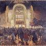 Louis Abel-Truchet, "Le cinéma Gaumont-Palace, place de Clichy", vers 1913 - Huile sur toile, 50 x 61 cm, France, Paris, Musée (...) 