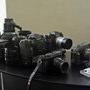 Quelques-uns des appareils de la gamme Fujifilm - Photo Jean-Noël Ferragut 