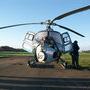 Hélicoptère équipé d'une tête Nettmann Super-G - Photo ACS France 