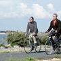 Fabrice Luchini et Lambert Wilson dans "Alceste à bicyclette" - Photo DR 