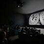 Vue de l'installation "The Clock" au Musée d'art contemporain de Montréal en février 2014 - Avec l'autorisation de (...) 