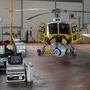 Installation de la tête Super G sur hélicoptère pour "The Night Manager" - Photo ACS France 