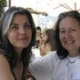 Sandrine Taisson et Annick Mullatier - lors du déjeuner FujiFilm sur la terrasse de la Quinzaine des Réalisateurs (Photo JN Ferragut) 