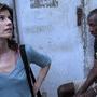 Irène Jacob dans la favela - Photo Lubomir Bakchev 