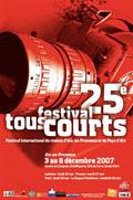 25e Festival Tous Courts d'Aix-en-Provence du 3 au 8 décembre 2008