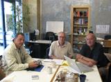 IMAGO Board visits AFC - August 6th - 7th by Andreas Fischer-Hansen, DFF, Tony Costa, AIP, and Paul-René Roestad, FNF
