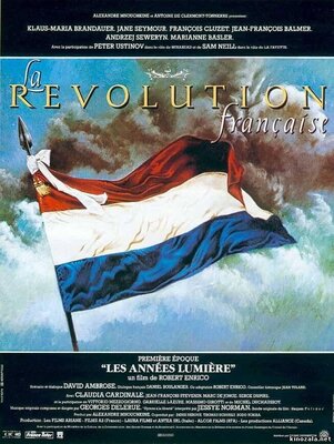 affiche La révolution française : les années lumières