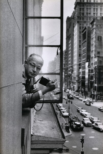 Henri Cartier-Bresson vu par René Burri, New York, 1950