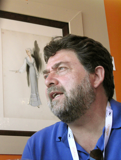 Guillermo Navarro - à L'Appartement Kodak à Cannes en 2006 (photo Jean-Noël Ferragut)