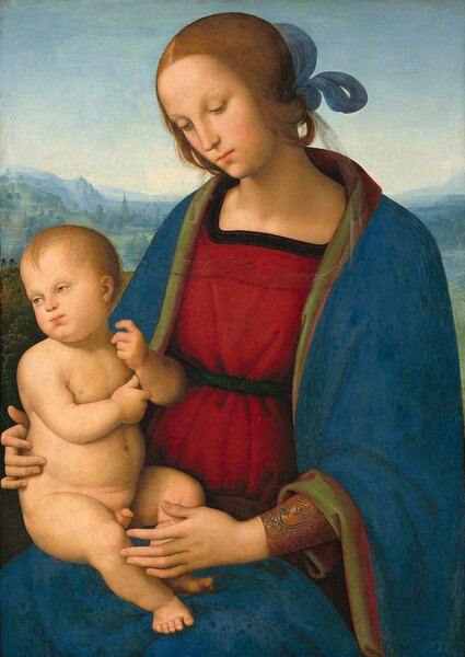 Le Perugin, "Vierge à l'enfant" - National Gallery of Art