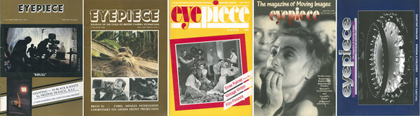 Quelques exemples de couvertures de la revue “Eyepiece”