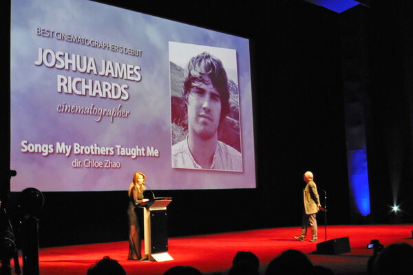 Joshua James Richards, Best Cinematographer's Debut - Photo JN Ferragut
