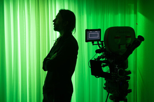Linus Sandgren sur le tournage de "La La Land" - Photo Dale Robinette