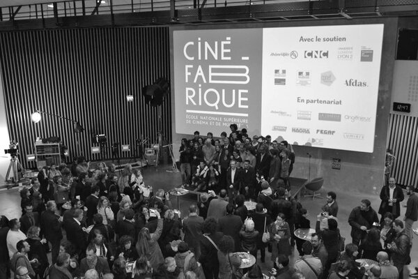 Lors de l'ouverture de la Ciné Fabrique - Photo Dorothée Oké / <i>Lyon Capitale</i>