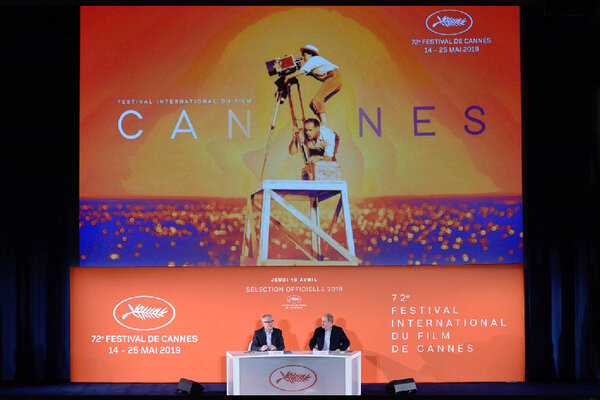 Thierry Frémaux and Pierre Lescure announcing the 2019 Official Selection - Photo Abaca / FDC