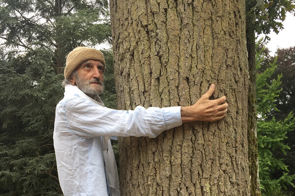 Jean-Pierre dans la forêt de Rambouillet, en août 2018 - Photo Caroline Champetier