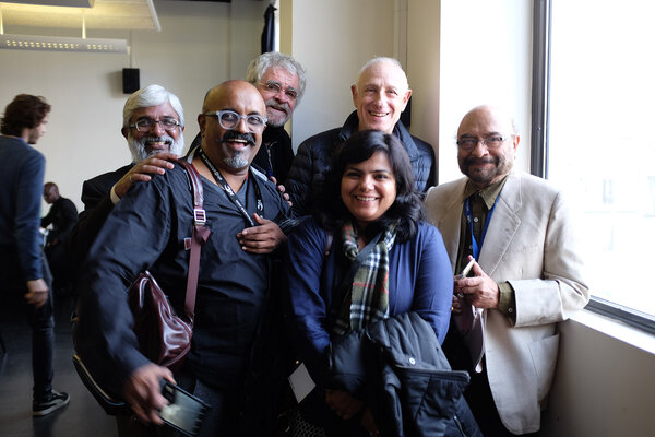 Sunny Joseph, Ravi K Chandran, Richard Andry, Savita Singh, Michel Abramowicz et Govind Nihalani - Photo Partick Duroux
