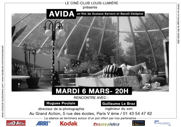 "Avida" projeté au Ciné-club de l'Ecole Louis-Lumière