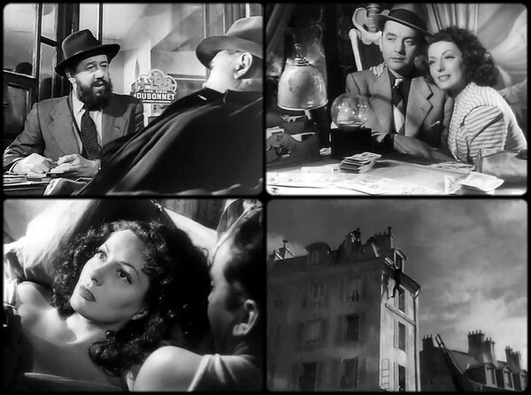 "Panique" 1947, Julien Duvivier, "Monsieur Hire", Michel Simon, Viviane Romance, Paul Bernard Simenon - DR