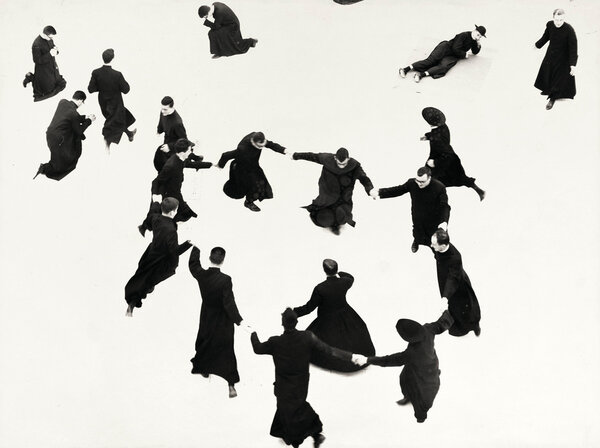 Mario Giacomelli, "Je n'ai pas de main qui me caresse le visage", 1961-1963 - BnF, Estampes et photographie © Archives Mario Giacomelli - Simone Giacomelli