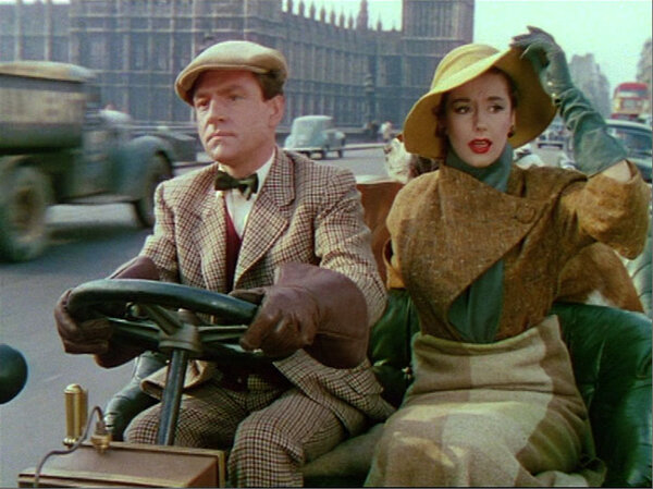 Kenneth More and Kay Kendall in "Genevieve" by Henry Cornelius - Screenshot