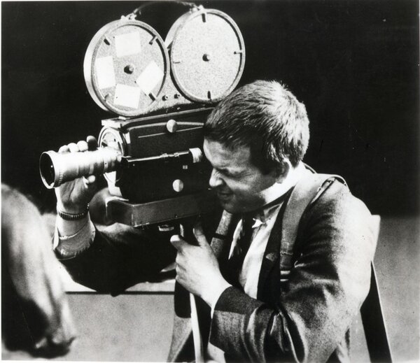 D. A. Pennebaker et la caméra Auricon avant modifications