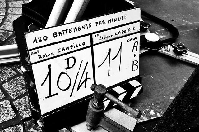 Un journal de bord du tournage de "120 battements par minute", de Robin Campillo Par Romain Baudéan