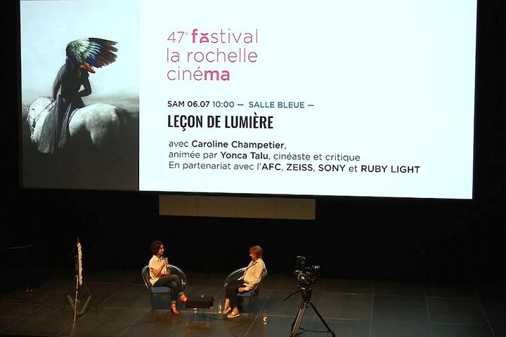 Festival de La Rochelle, vidéo de la Leçon de lumière de Caroline Champetier, AFC, en ligne