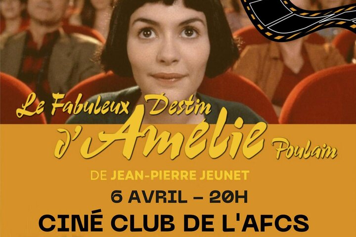 "Le Fabuleux destin d'Amélie Poulain", de Jean-Pierre Jeunet, projeté au Ciné-club de l'AFCS