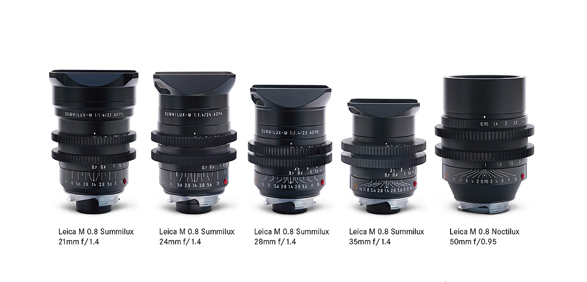 Leica M 0.8 lenses, iconic look, inspired character