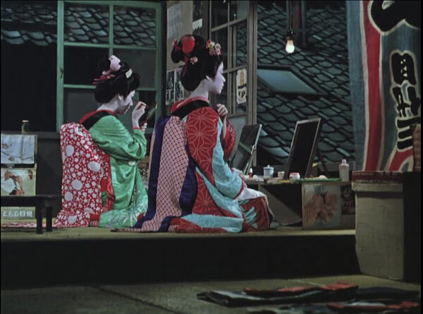 "Herbes flottantes", de Yasujirô Ozu - Capture d'écran