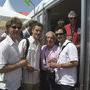 Antoine Héberlé, Berto, président de l'AFCF, Willy Kurant, Antonio Riestra, Pierre-William Glenn - Photo N d'Outreligne 