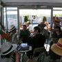 Rencontre de chapeaux de paille à l'ombre du Pavillon de la CST - Photo JN Ferragut 