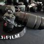 Le boîtier XH1 et le zoom Fujinon XF 100-400 mm, une des optiques de la montée des marches - Photo Jean-Noël Ferragut 