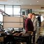 Ron Knell sur le stand Rosco - DMG Lumière - Photo Jean-Noël Ferragut 