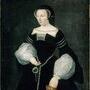 D'après François Clouet, "Diane de Poitiers portant le deuil de son mari" (et son "verre de contraste"...), 1550 - DR 