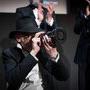 Ed Lachman et son trophée Angénieux Optimo 28-76 mm - Photo Pauline Maillet 