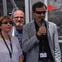 Oualida Bolloc'h, Serge Hoarau et Olivier Affre à Cannes 2015 - Photo : Pauline Maillet 