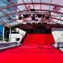 Le tapis rouge et les marches 