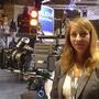 Natasza Chroscicki sur le stand commun Arri – Arri Lighting - Photo Rémy Chevrin 