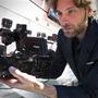 Forrest Finbow et la caméra PXW-FS5 sur le stand Sony - Photo Vincent Jeannot / AFC 