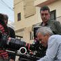 Romain Winding at the camera, Sylvain Estebal behind him, and Malik Brahimi at the right edge of the frame - Photo by Marilyn Productions 