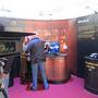 Sur le stand Sony - Photo Eric Guichard 