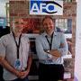 Méhdi Aït Kacimi et Vincent Lowy en visite à l'AFC - Méhdi Aït Kachimi 